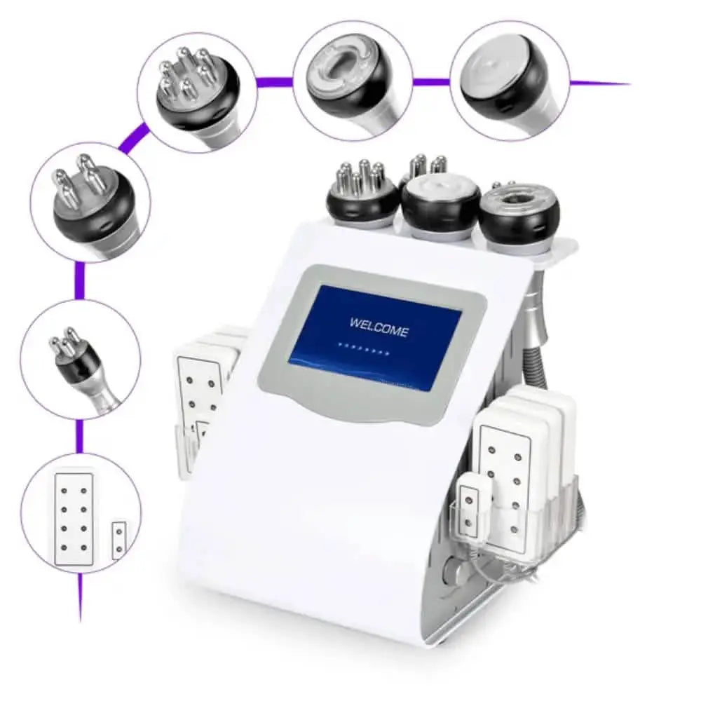 80K 6 in 1 Ultrasonic Cavitation Machine - CE & RoHS Certified