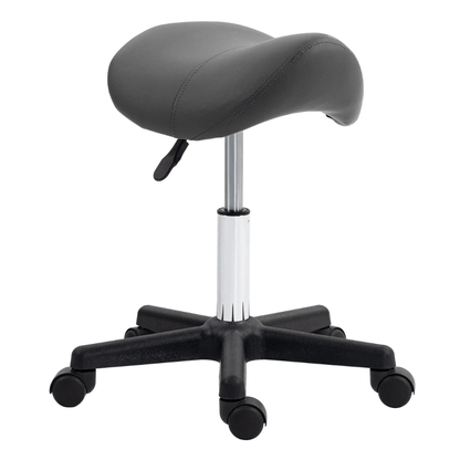 Salon Ergonomic Saddle Stool In Grey