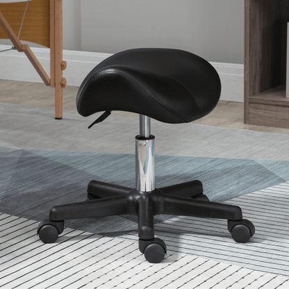 salon stool with backrest