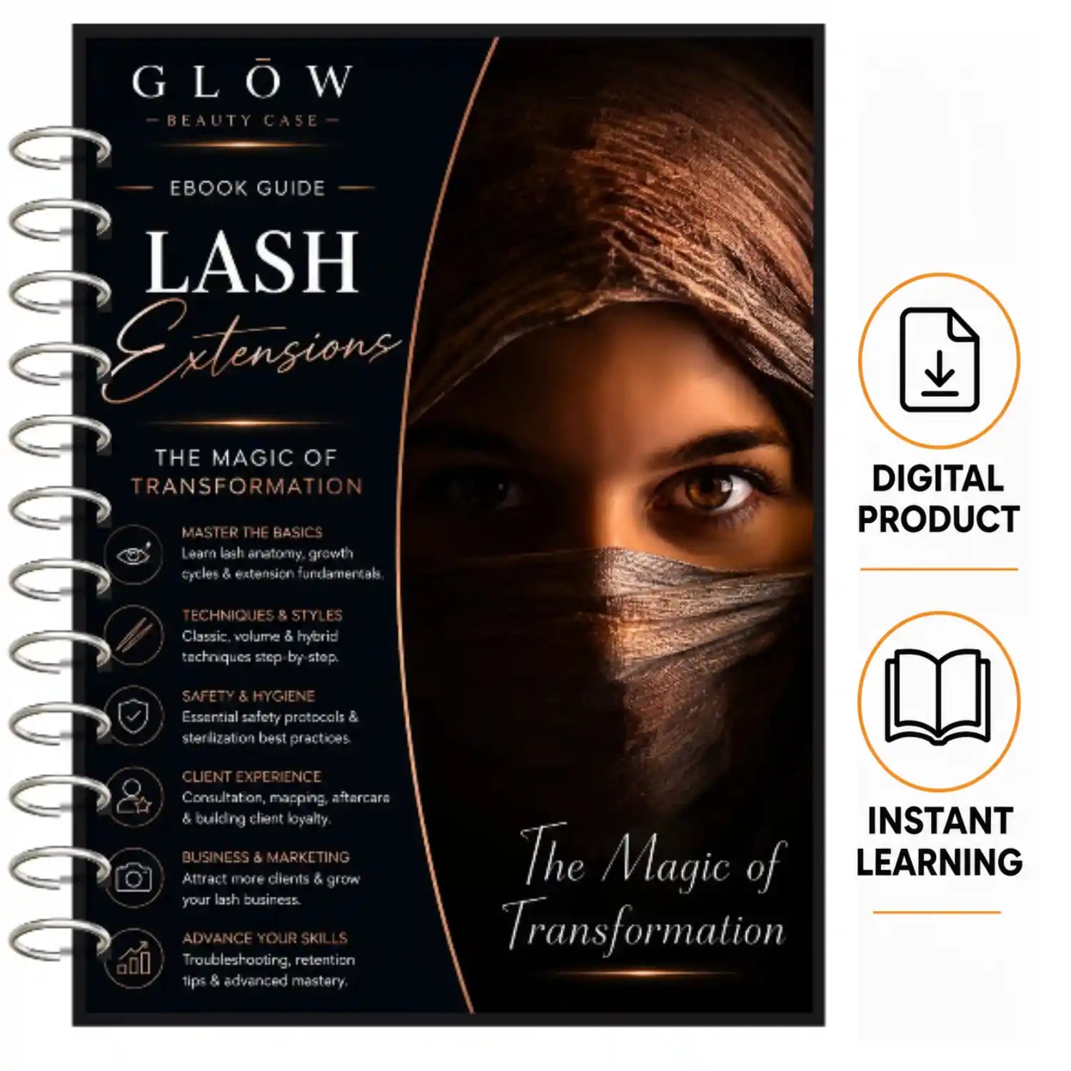 Professional Eye Lash Extensions Ebook Guide