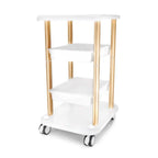 beauty trolley on wheels