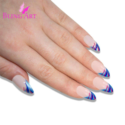 High-Quality False Nails with Glue