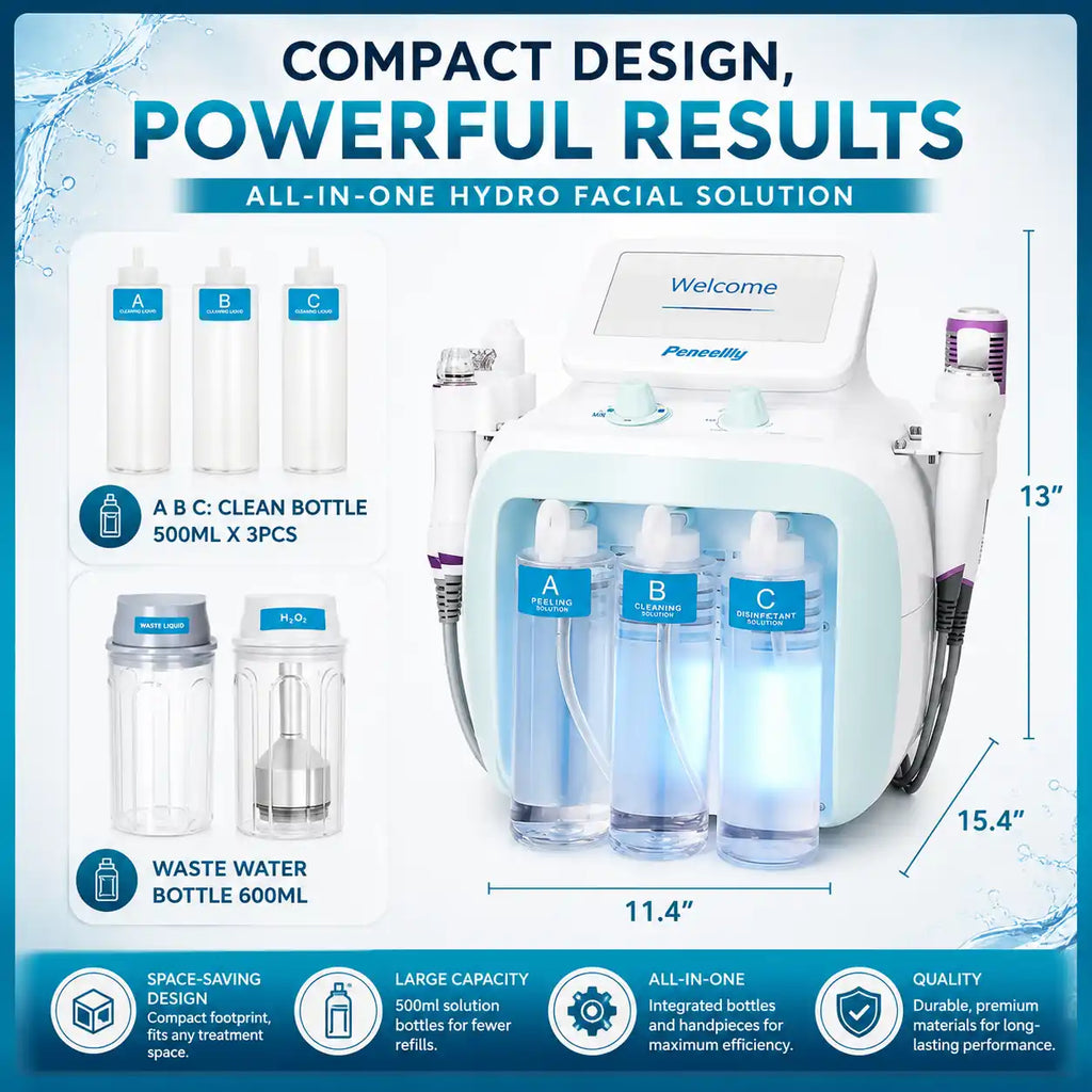6 In 1 Hydra Dermabrasion Machine Professional - UKCA, CE & RoHS Certified