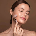rose quartz face roller